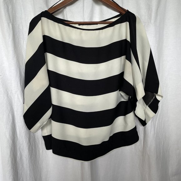 Slouchy Loose Light Weight Striped Zara Top - Picture 2 of 3